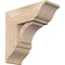 Ekena Millwork Thorton Traditional Smooth Bracket w/ Offset Brace, Douglas Fir, 7 1/2"W x 18"D x 18"H BKT0806X18X18THR01SDF - alternate 1